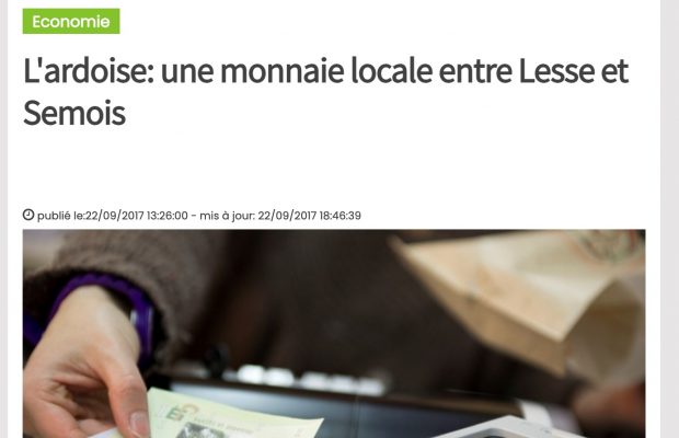Copie écran page internet pour la revue de presse