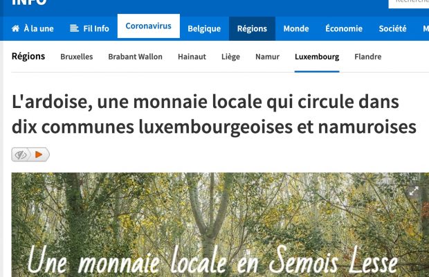 L_ardoise__une_monnaie_locale_qui_circule_dans_dix communes_luxembourgeoises_et_namuroises Copie écran article pour la revue de presse