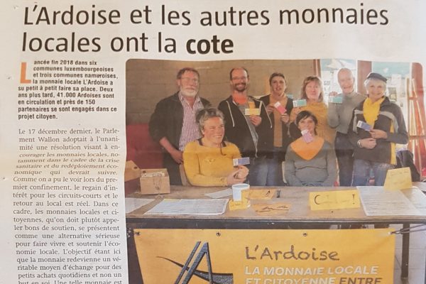 VLAN Ardenne -17.03.2021 Scan article presse locale Vlan